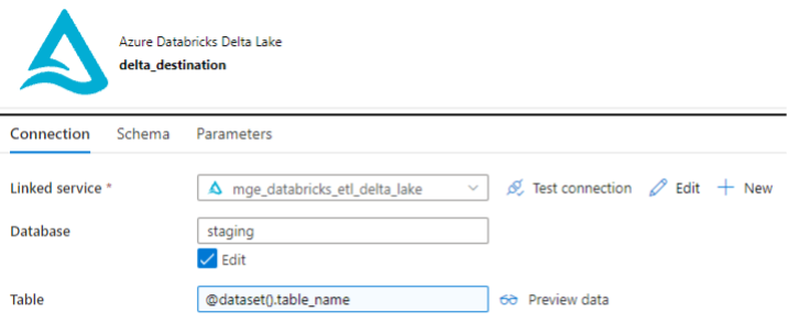 Azure Databricks Delta Lake dataset