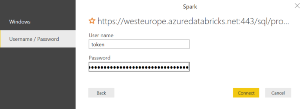 DataBricksin yhdistäminen Power BI:hin