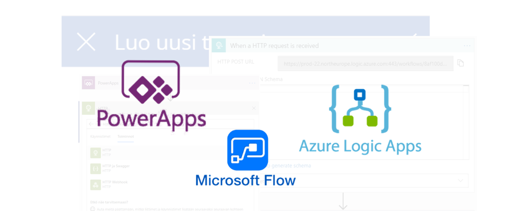 PowerApps-jatkot: Käyttöliittymän yhdistäminen Azuren datapalveluihin