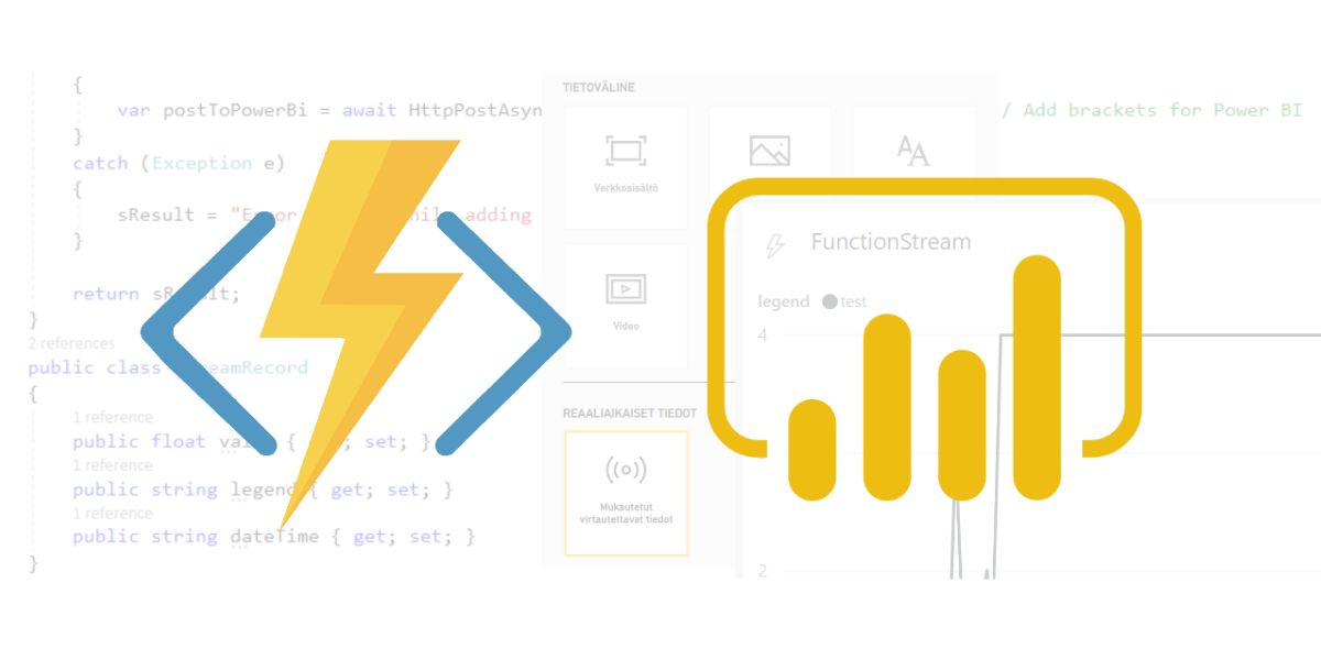 Yrityksen datalähteet reaaliaikaisesti Power BI:hin